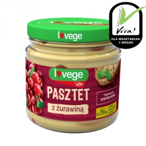 Pasztet wegański z żurawiną 180g